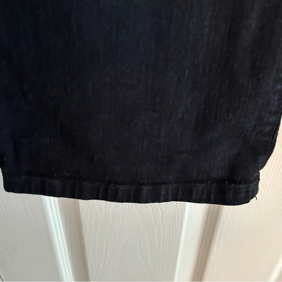 NYDJ Women's Black Jeans Bootcut with rhinestone on pockets size 12 - Picture 3 of 7